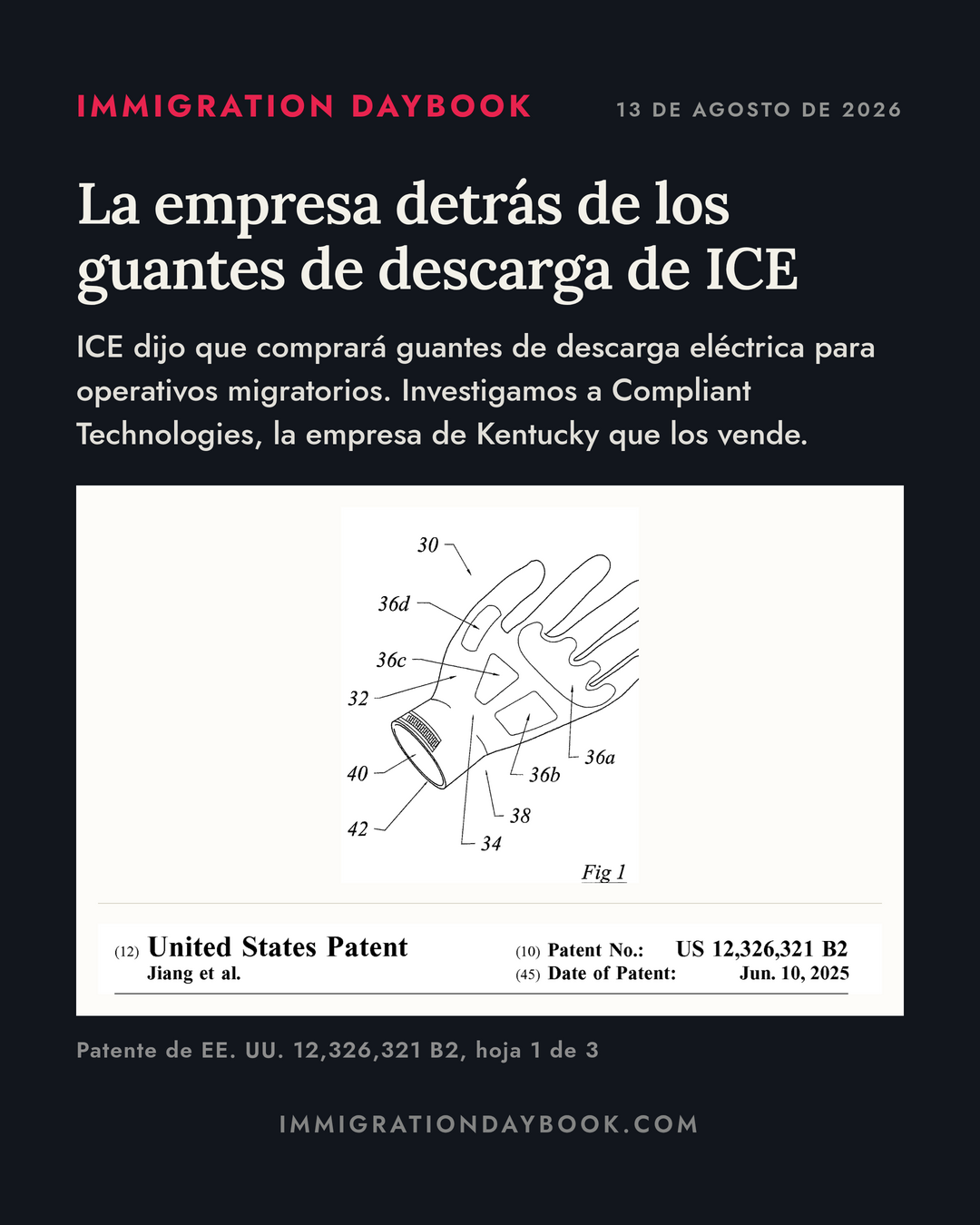 La empresa detrás de los guantes de descarga de ICE — ICE dijo que comprará guantes de descarga eléctrica para operativos migratorios. Investigamos a Compliant Technologies, la empresa de Kentucky que los vende.